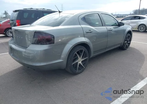 2012 Dodge Avenger Sxt z USA, uszkodzony, nr VIN 1C3CDZCB6CN221150